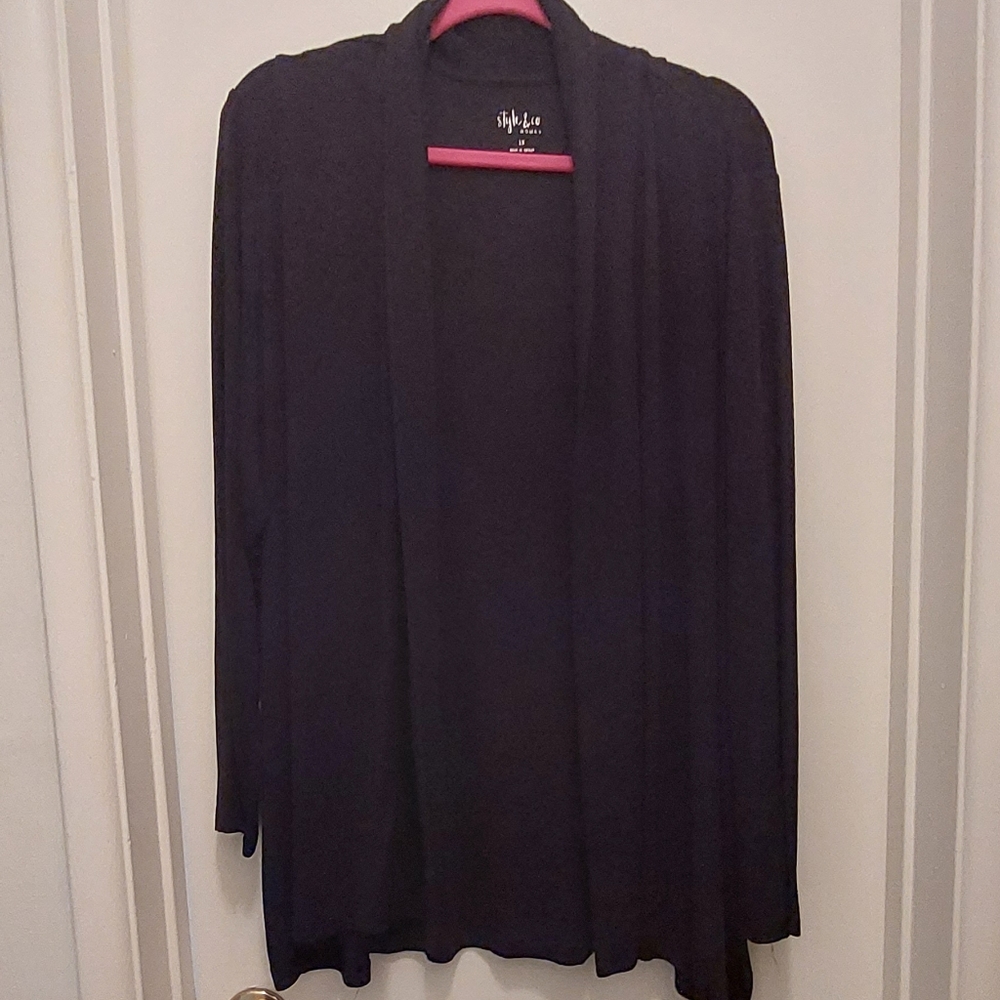 *SALE*Style & Co. Black Cardigan 1x